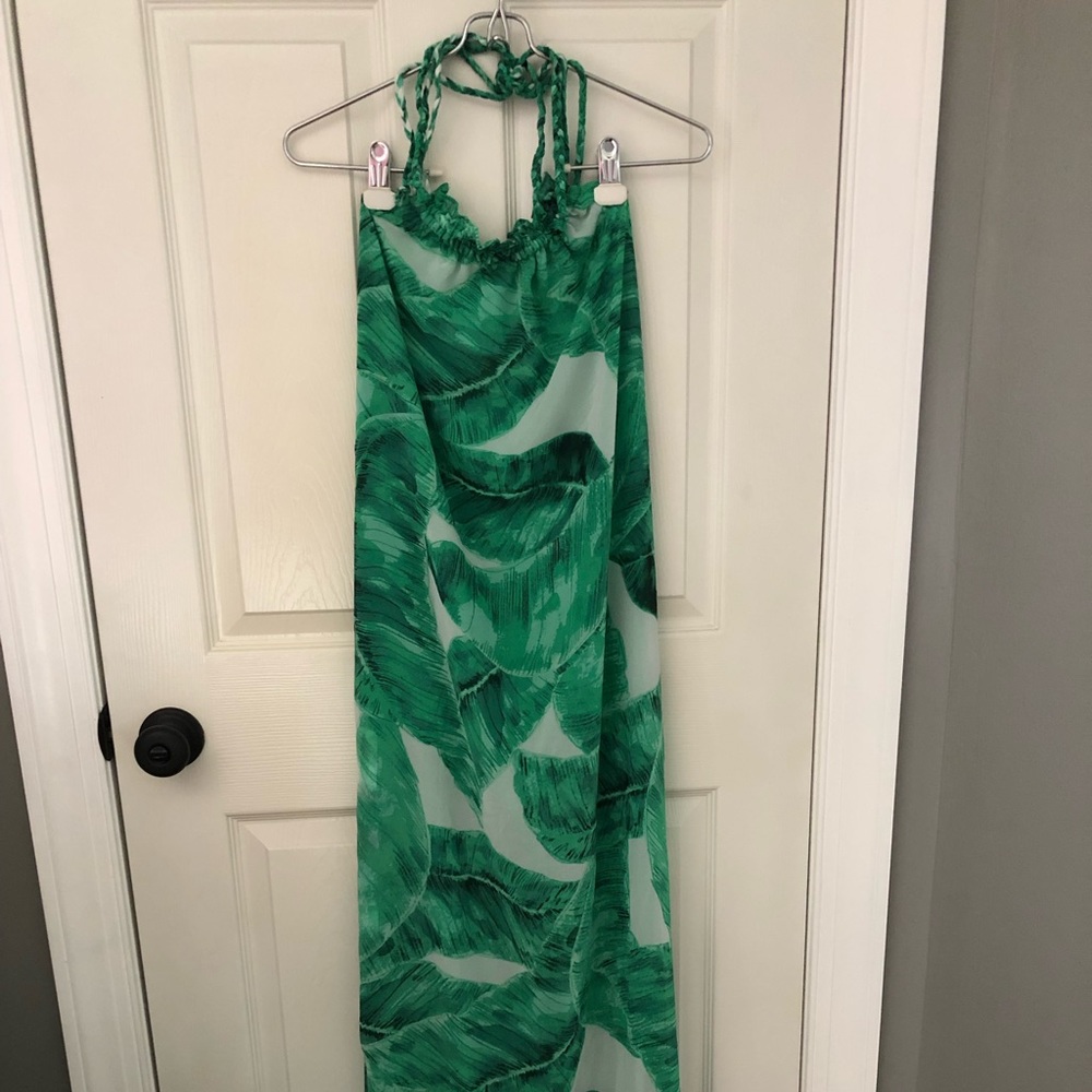 Flowing Halter Maxi Dress